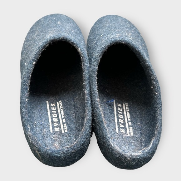 Kyrgies Classic Wool Slippers, size 37, blue - Picture 5 of 7